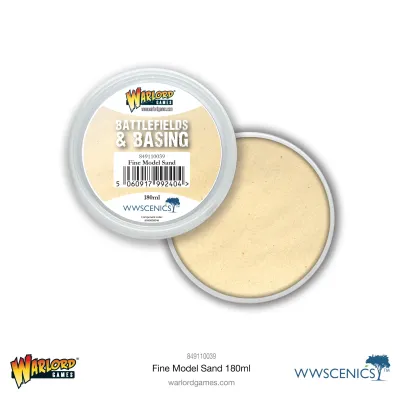 Battlefields & Basing: Fine Model Sand (180ml) - Warlord Scenics - Warlord Games