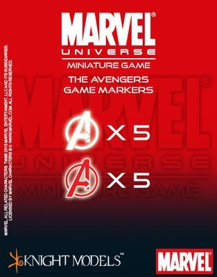 Avengers Markers - Marvel Universe Miniature Game