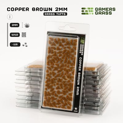 Copper Brown 2mm Tufts - Gamers Grass