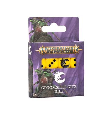 Würfelset der Mondwahn-Gits Dice - Gloomspite Gitz - Warhammer Age of Sigmar - Games Workshop
