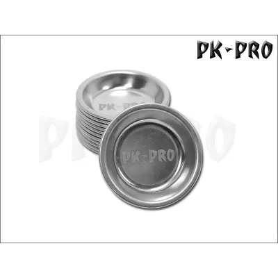 PK-PRO Farbschälchen - Edelstahl (Modelling Paint Wells) (12x)