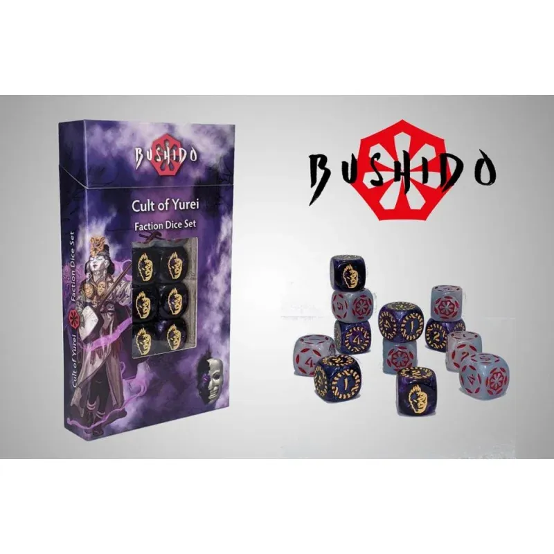 Cult of Yurei - Faction Dice Set - Bushido Cult of Yurei - Faction Dice Set - Bushido
