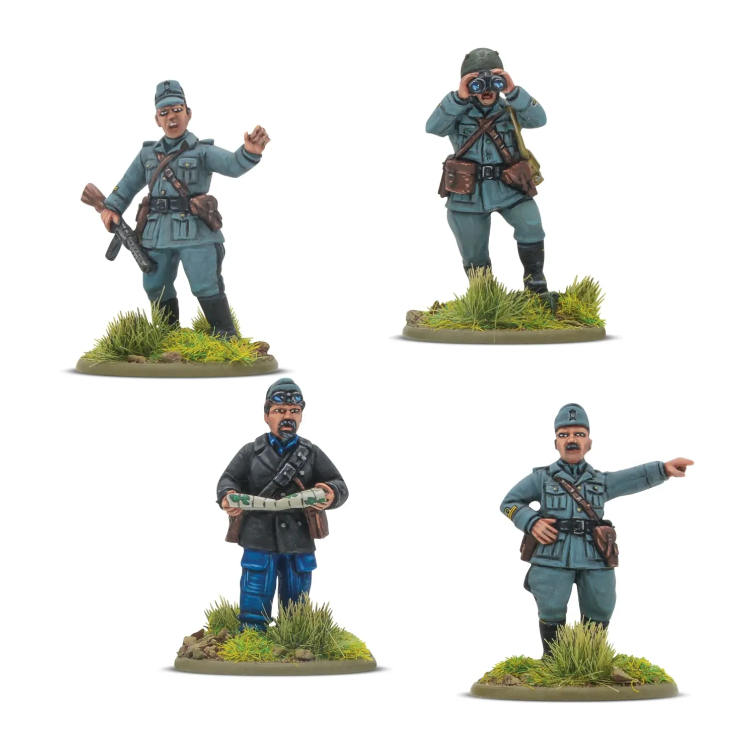 Italian Platoon Commanders - Allies - Bolt Action Italian Platoon Commanders - Allies - Bolt Action