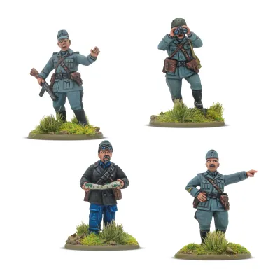Italian Platoon Commanders - Allies - Bolt Action