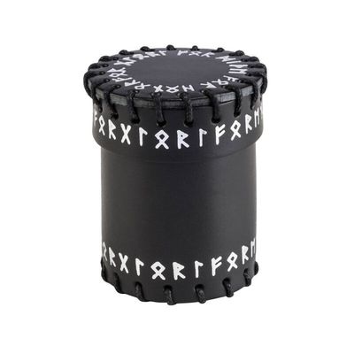 Black Runic Leather Dice Cup - Würfelbecher Black Runic Leather Dice Cup - Würfelbecher