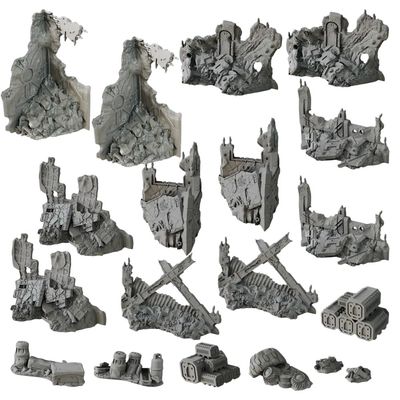 Terrain Crate: Deadzone Ruins - Terrain Crate - Mantic Games