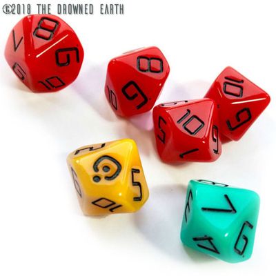 Official TDE Dice Würfel - The Drowned Earth