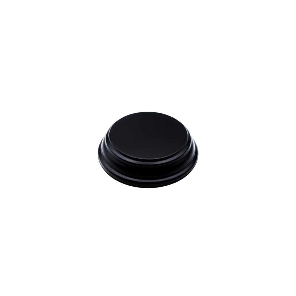 Runder Ausstellungssockel 5x5 cm - Schwarz - Schwarz - Greenstuff World