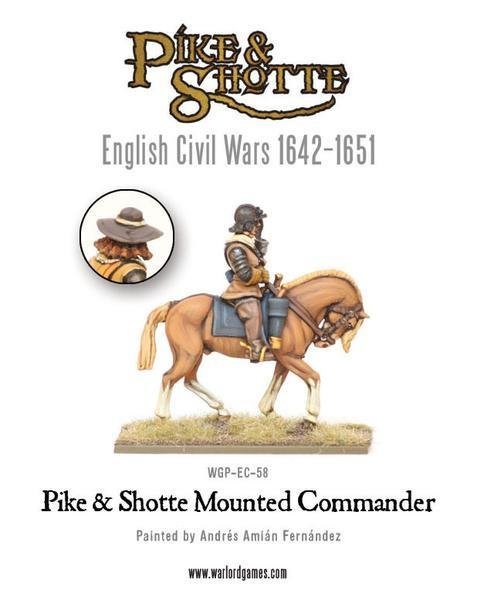 Pike & Shotte Mounted Commander - Pike & Shotte - Warlord Games