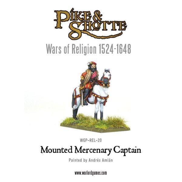 Mercenary Captain Mounted - Pike & Shotte - Warlord Games