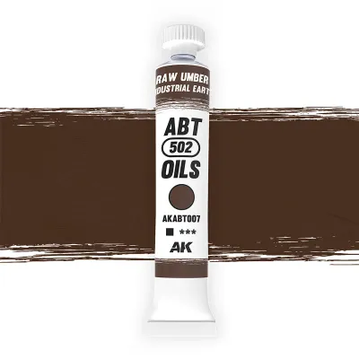 Raw Umber / Industrial earth (20mL) - Ölfarbe - Oil - Abteilung 502