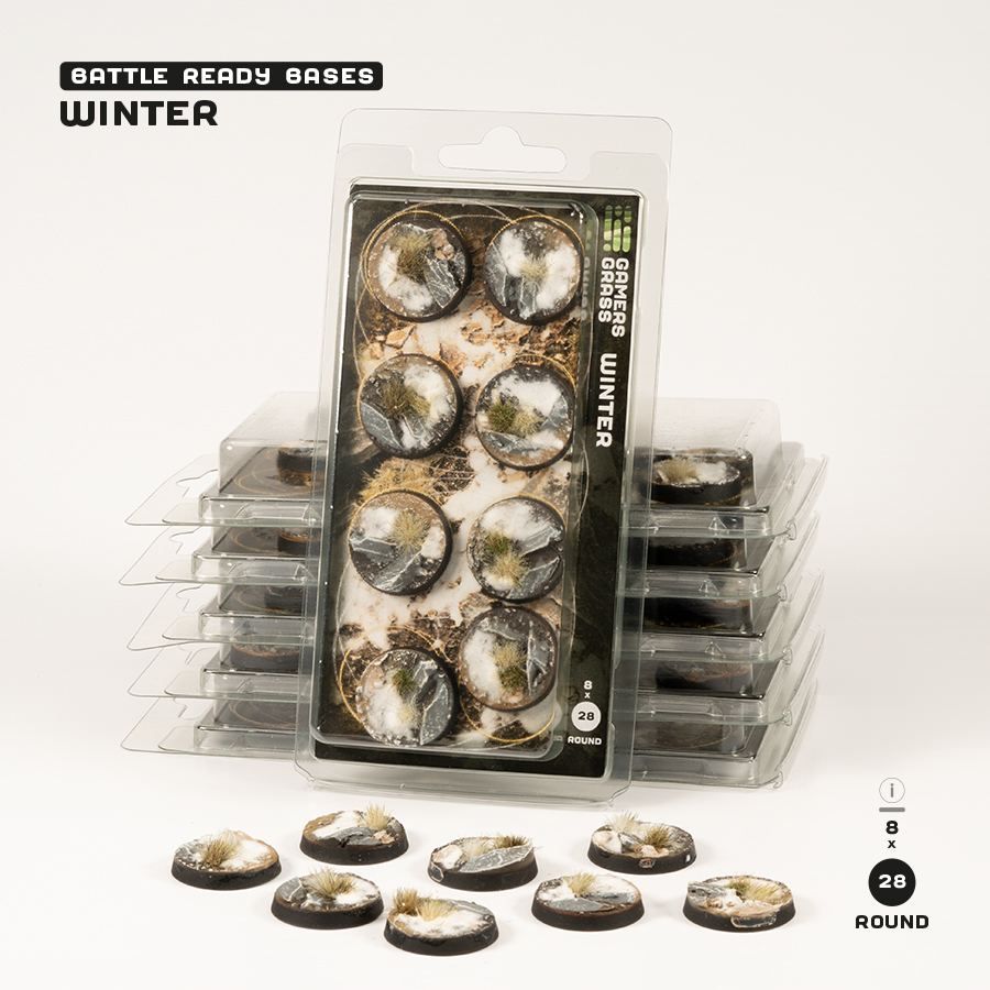 Winter - Round 28mm (x8)  - Gamers Grass