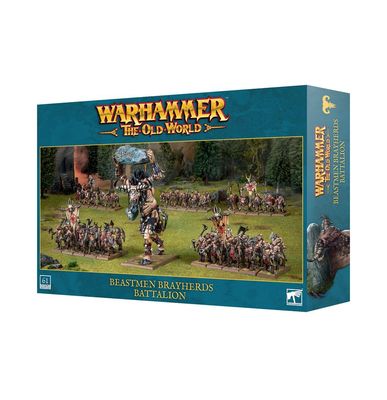 Bataillon der Tiermenschen-Großherden Beastmen Brayherds Battalion - Warhammer The Old World - Games Workshop