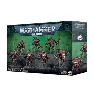 Streitmacht der Chaosritter: Hundemeute-Lanze Houndpack Lance - Chaos Knights - Warhammer 40.000 - Games Workshop