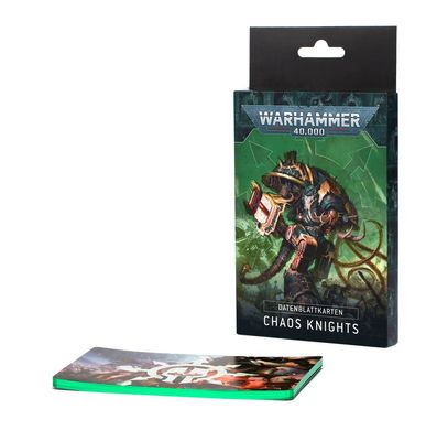 Datenblattkarten: Chaos Knights (10. Ed. 2025) - Warhammer 40.000 - Games Workshop