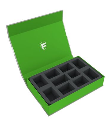 Bewahre und transportiere mehr als 5 Miniaturen in dieser Feldherr Magnetbox auf - Feldherr