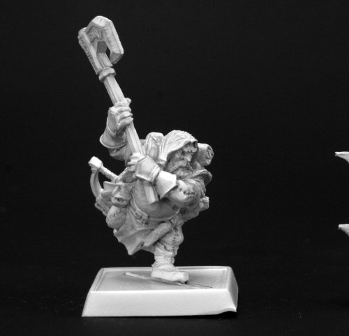 Harsk, Iconic Male Dwarf Ranger - Pathfinder Miniatures - Reaper Miniatures
