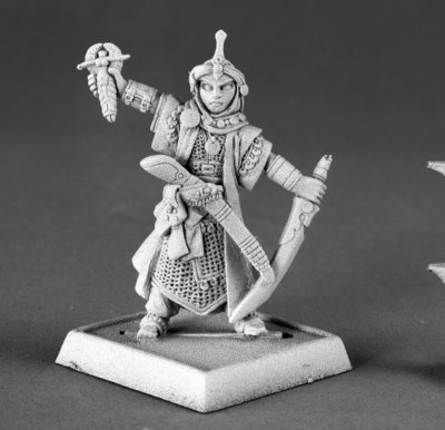Kyra, Female Iconic Cleric - Pathfinder Miniatures - Reaper Miniatures