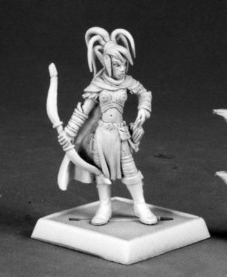 Shalelu, Elf Ranger - Pathfinder Miniatures - Reaper Miniatures