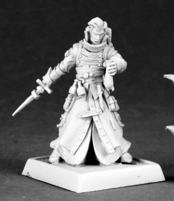 Damiel, Iconic Alchemist - Pathfinder Miniatures - Reaper Miniatures