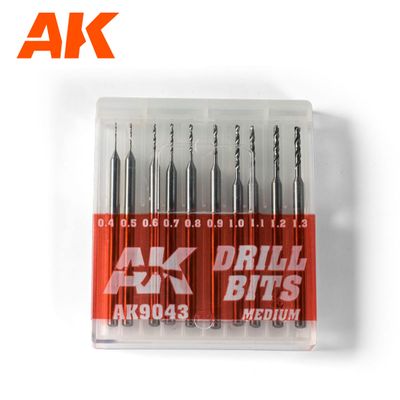 DRILL BITS (0.4-1.3) - AK Interactive