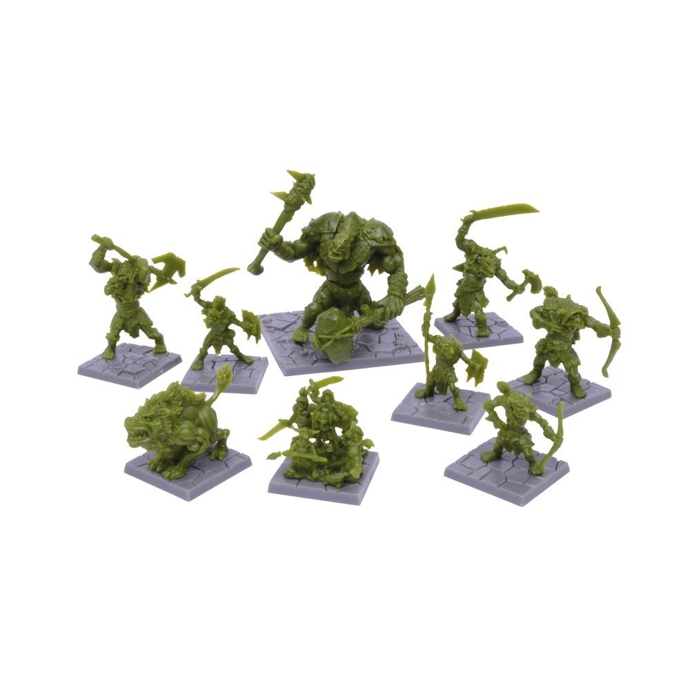 Dungeon Saga: Green Rage Miniatures Set - Mantic Games Dungeon Saga: Green Rage Miniatures Set - Mantic Games