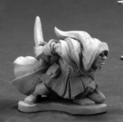Dar Dimplefoot, Halfling Thief - Reaper Miniatures