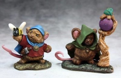 Mousling Druid & Beekeeper - Reaper Miniatures