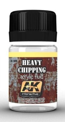 Heavy Chipping Acrylic Fluid - AK Interactive Heavy Chipping Acrylic Fluid - AK Interactive