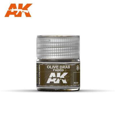 Olive Drab Faded - Real Colors - AK Interactive