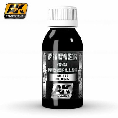 BLACK PRIMER AND MICROFILLER - AK Interactive