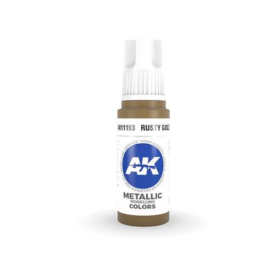 Rusty Gold - (3rd-Generation)-(17mL) - AK Interactive