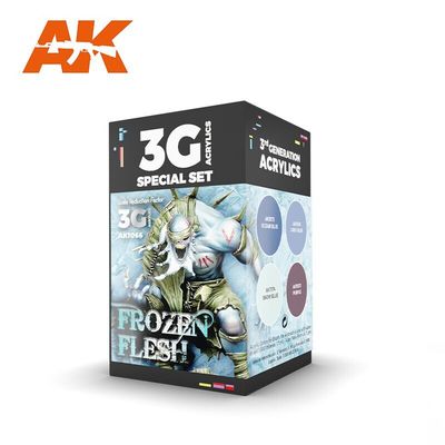 Wargame Set - Frozen Flesh (3rd-Generation) (4x17mL) - AK Interactive