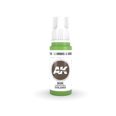 Luminous Green INK - (3rd-Generation)-(17mL) - AK Interactive Luminous Green INK - (3rd-Generation)-(17mL) - AK Interactive