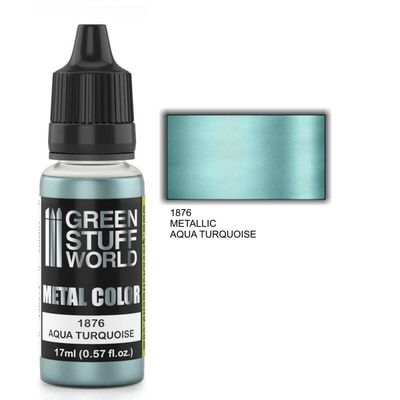 Metallische Farbe AQUA TURQUOISE - Greenstuff World