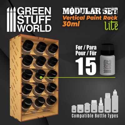 Vertikaler Farborganisator 30ml Modular - LITE Vertical Paint Rack - Greenstuff World