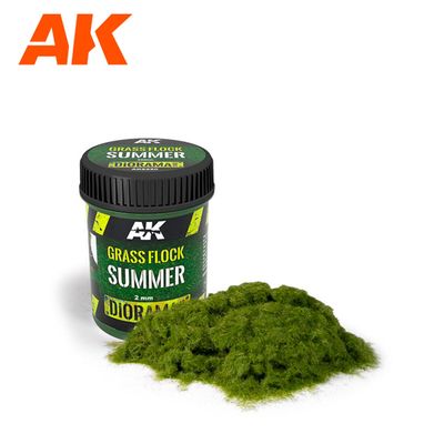 GRASS FLOCK 2MM SUMMER - Diorama - AK Interactive