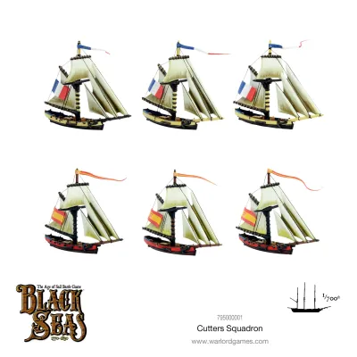 Black Seas: Cutters Squadron - Black Seas - Warlord Games