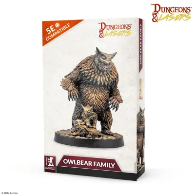 Owlbear Family - Dungeons&Lasers