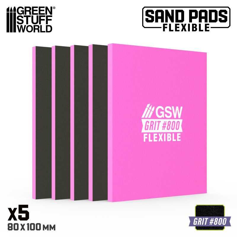 Flexible Schleifpads Körnung 800 Sanding Pads - Greenstuff World