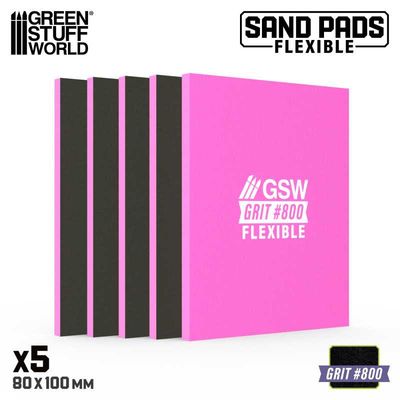 Flexible Schleifpads Körnung 800 Sanding Pads - Greenstuff World