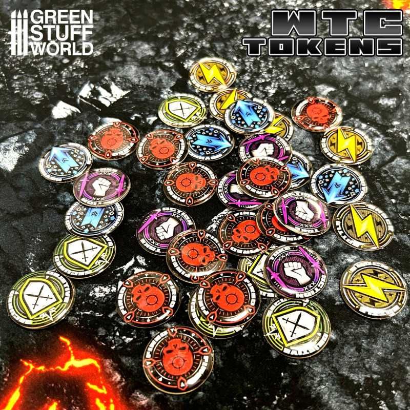 Spielsteine set Wh40k kompatibel – 10. Edition WTC Tokens - Greenstuff World