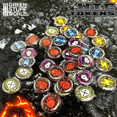 Spielsteine set Wh40k kompatibel – 10. Edition WTC Tokens - Greenstuff World