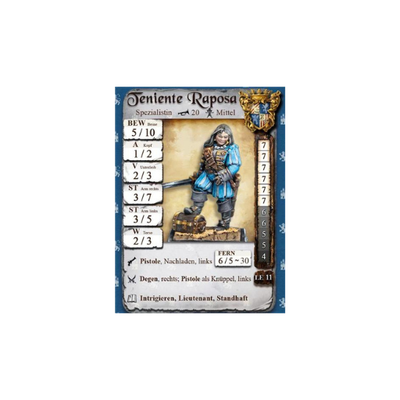 Teniente Raposa - Imperiale Armada - Freebooter's Fate