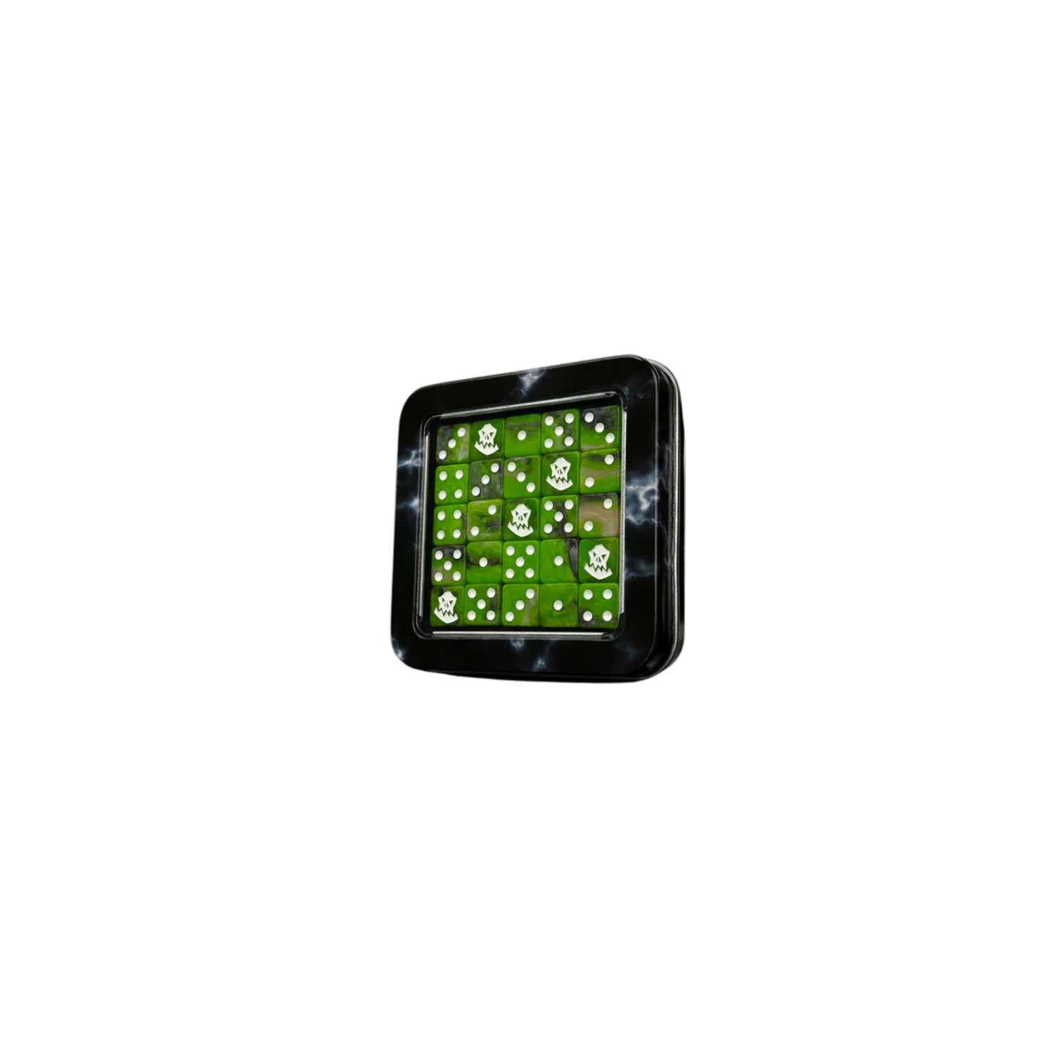 Orc OG White Dice 12mm MINI (25 Stück) von - Baron of Dice