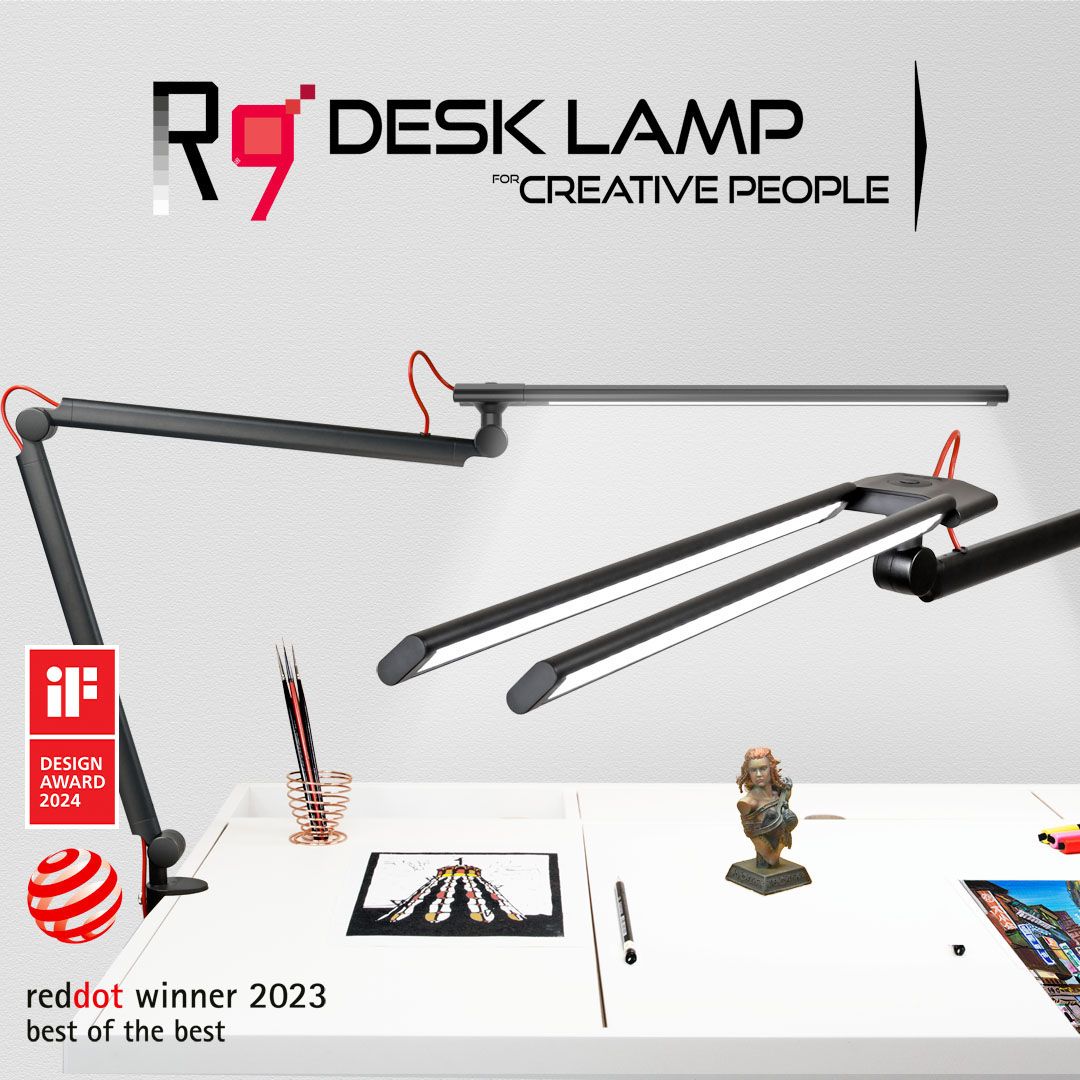 Redgrass R9 Desk Lamp – EU PowerSupply Lampe Redgrass Games