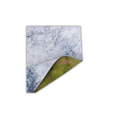 Neoprene Mat 2-sided Ice 44x60'' - double-sided rubber mat - Playmats Spielmatte