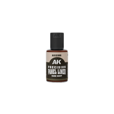 Precision Paneliner- Dark Rust 30ml - AK Interactive