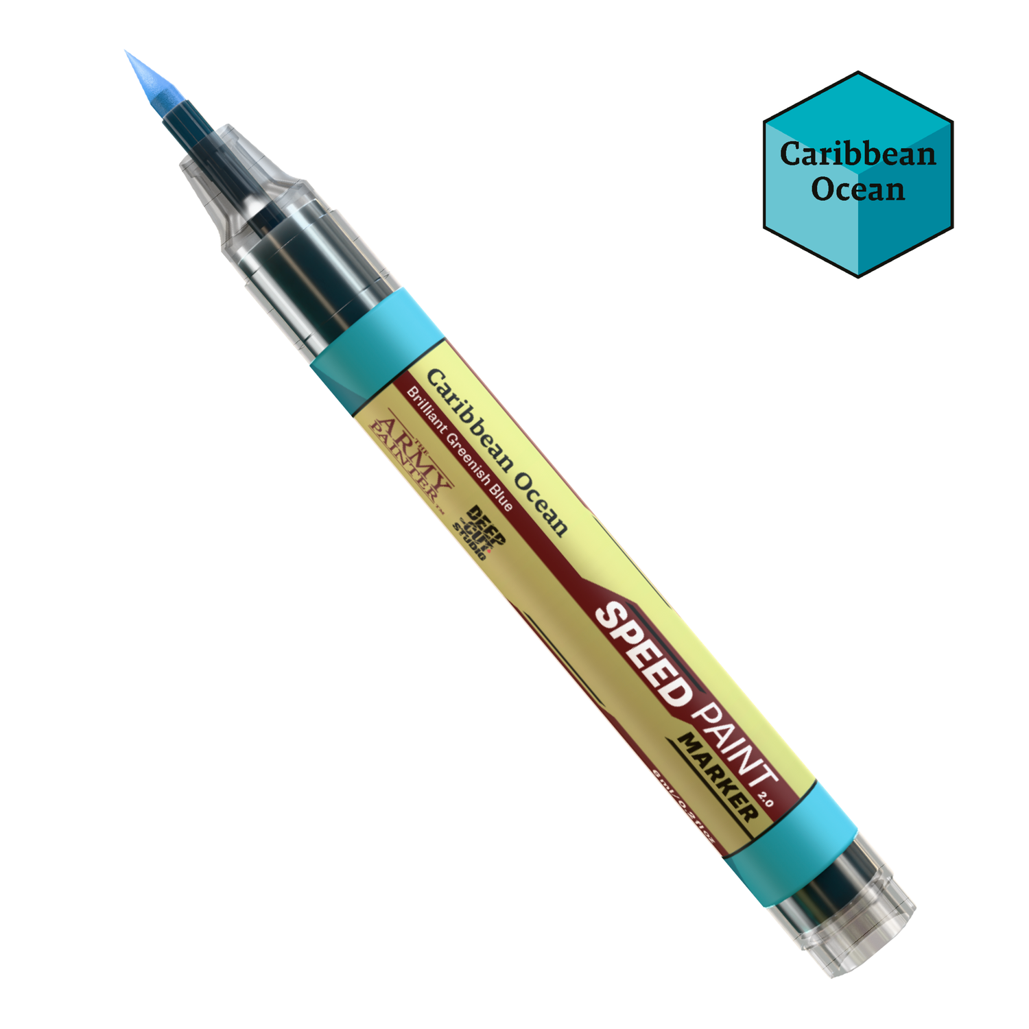 Speedpaint Marker - Caribbean Ocean - The Army Painter Speedpaint Marker - Caribbean Ocean - The Army Painter