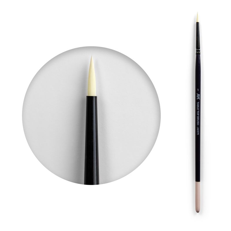 AK Table Top Brush Synthetic - 1 - AK Interactive